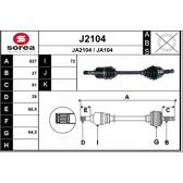 Semiassi SNRA - J2104