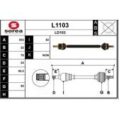 Semiasse SNRA - L1103
