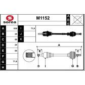 Semiassi SNRA - M1152