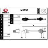 Semiassi SNRA - M1153