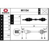 Semiassi SNRA - M1154