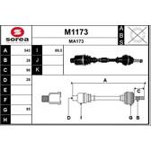 Semiassi SNRA - M1173