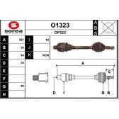 Semiasse SNRA - O1323