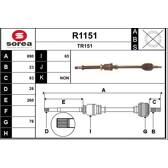 Semiasse SNRA - R1151