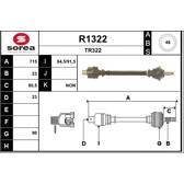 Semiasse SNRA - R1322