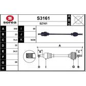 Semiasse SNRA - S3161