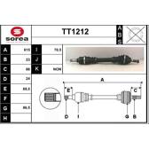 Semiasse SNRA - TT1212