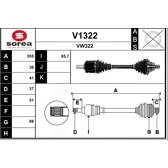 Semiassi SNRA - V1322