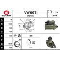 Starter (Remanufactured) SNRA - VW9076