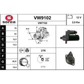Starter (Remanufactured) SNRA - VW9102