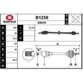 Veio de transmissão SNRA - B1258