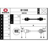 Veio de transmissão SNRA - B1308