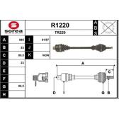 Veio de transmissão SNRA - R1220