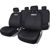 Jeu de housses complet Sparco noir / noir SPARCO - SPS402BK