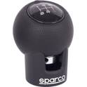 SPARCO Schaltknauf schwarz (ohne Rückwärtsgangring) für 5 und 6 Gänge SPARCO - SPG104BK