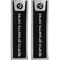 Black seat belt pads (x2) SPARCO - OPC12120001