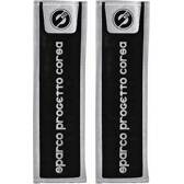 Sicherheitsgurthülle schwarz (x2) SPARCO - OPC12120001