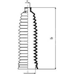 Soufflet de direction (sans accessoire) SPIDAN - 84102