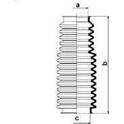 Soufflet de direction sans accessoires SPIDAN - 83572