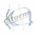 Metal flange (exhaust) STORM - F12991