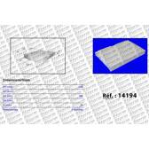 Cabin air filter STORM - 14194