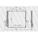 Condensor, airconditioning STORM - 15120