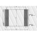 Condensor, airconditioning STORM - 79701