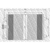 Condensor, airconditioning STORM - 87109