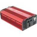 Converter 12v/230v 600w + USB 2.1a*2 + Alligator Clips SWISSDRIVE - PIN600W