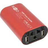 Omvandlare 12V/230V 150W + USB 2.4a*2 + Kabel 12v SWISSDRIVE - PIN150W
