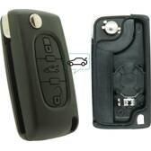  Funda compatible con Peugeot/Citroën/Fiat - 3 botones SYNCHRO - 886199