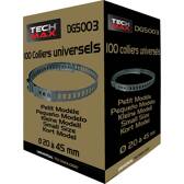 Boîte 100 colliers petit modèle TECHMAX - 933634