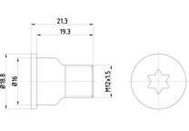 Bolt, brake disc
