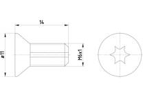 Set of 2 Bolt, brake disc