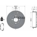 Brake Drum TEXTAR - 94019900