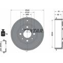 Brake Drum TEXTAR - 94027600