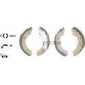 Brake Shoe Set TEXTAR - 91043800