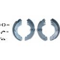 Bremsbackensatz TEXTAR - 91048500