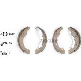 Bremsbackensatz TEXTAR - 91077200