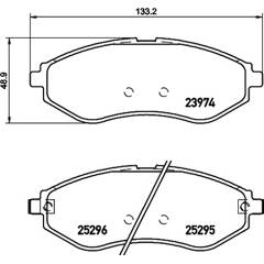 Textar 2404501 Bremsbeläge hinten für Mazda 323 6 626 Premacy RX7