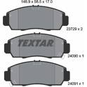 Bremsbeläge vorne TEXTAR - 2372901