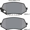 Bremsbeläge vorne TEXTAR - 2924001