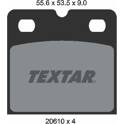 Bremsbelagsatz hinten TEXTAR - 2061005