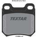 Bremsbelagsatz hinten TEXTAR - 2105002
