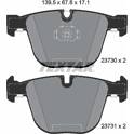 Bremsbelagsatz hinten TEXTAR - 2373007