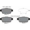 Bremsbelagsatz hinten TEXTAR - 2524301