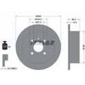 Bremssatz (2 Bremsscheiben) TEXTAR - 92129000