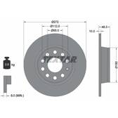 Bremssatz (2 Bremsscheiben) TEXTAR - 92224903