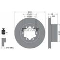 Bremsscheibe (pro Einheit) TEXTAR - 92305803