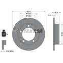 Bremssatz (2 Bremsscheiben) TEXTAR - 92019900